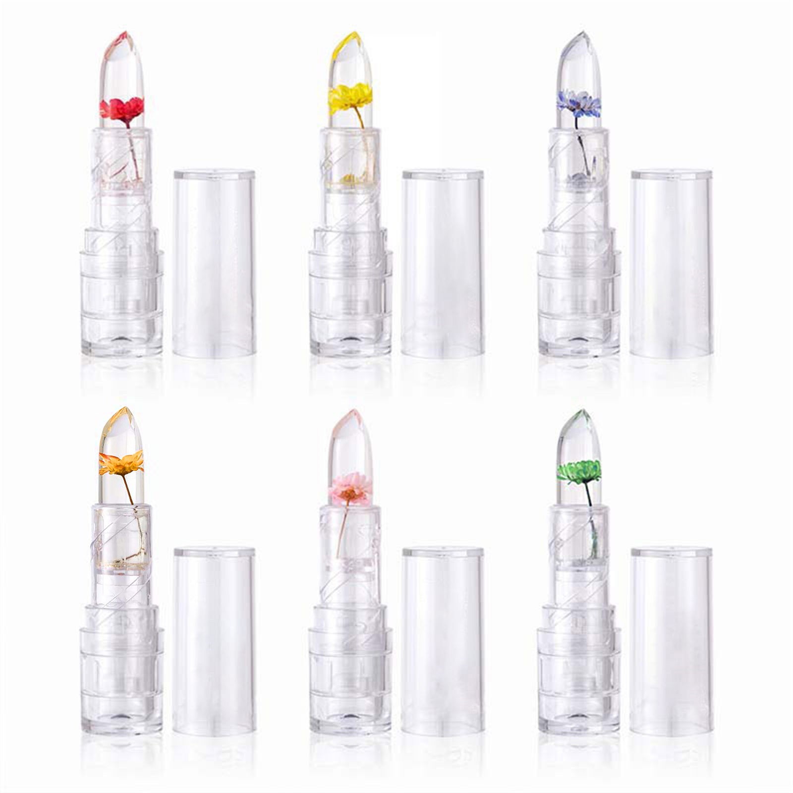 UHGEAX Makeup Matte Lipstick Lip Liner Lip Stain Flower Moisturizing